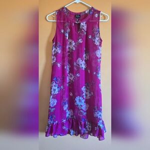 lilt see through floral dress, 16